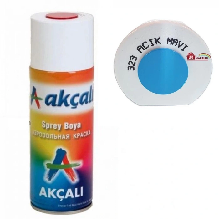 Mey İthalat® Akçalı Sprey Boya 400 ml 323 Açık Mavi