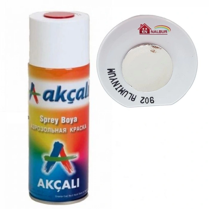 Mey İthalat® Akçalı Sprey Boya 400 ml 902 Alüminyum