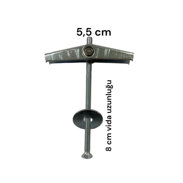 Mey İthalat® Alçıpan Askı Dübel Yaylı 12X80 5 Adet
