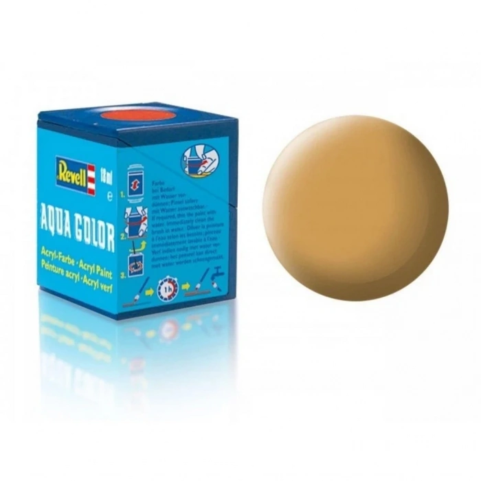 Mey İthalat® Aqua Color Ochre Brown - Mat Boya- 18 ml