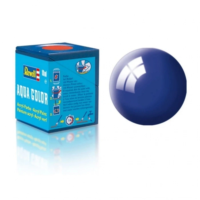 Mey İthalat® Aqua Color Ultramarine Blue - Gloss Boya- 18 ml