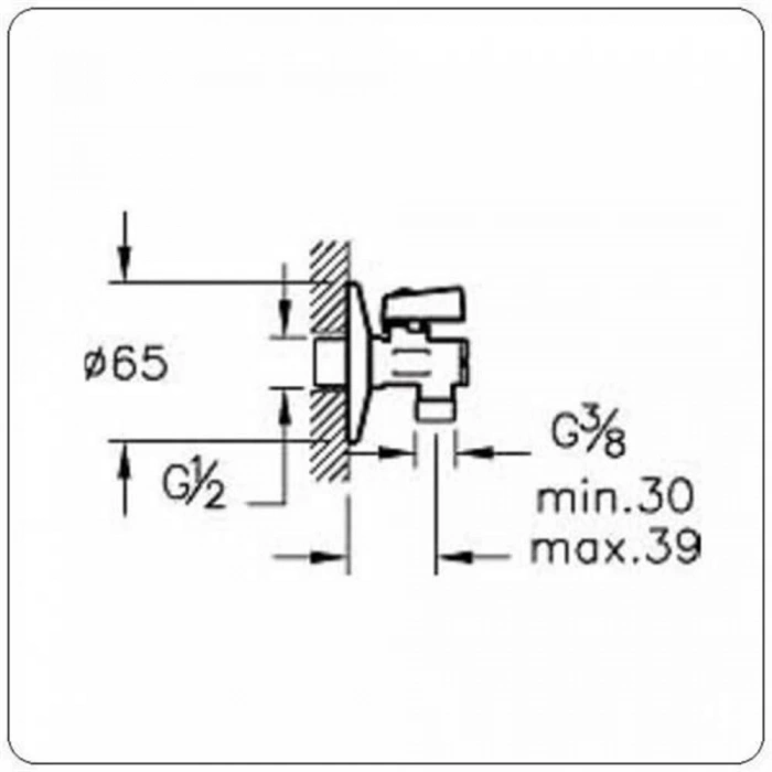 Mey İthalat® Artema A45200 Filtreli Ara Musluk