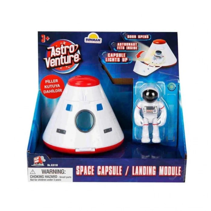 Mey İthalat® Astro Venture Sesli ve Işıklı Uzay Kapsülü İniş Modülü