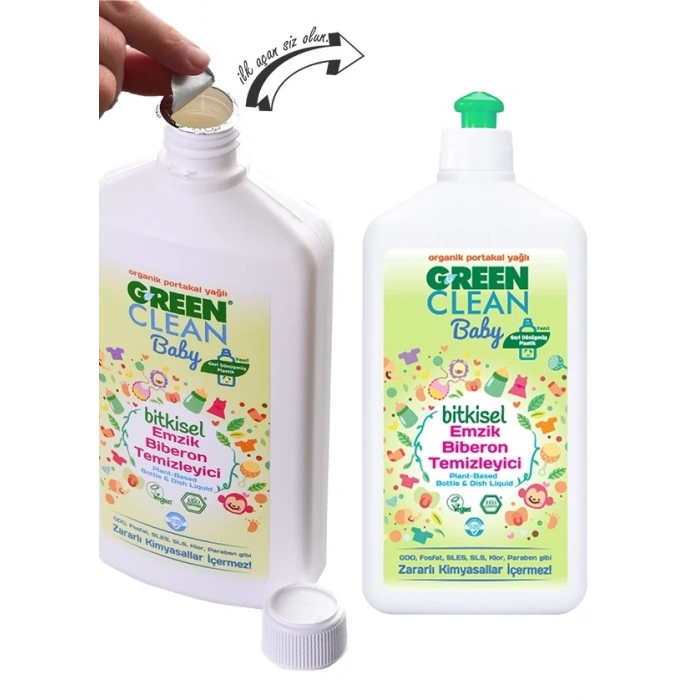 Mey İthalat®   Baby Bitkisel Emzik Biberon Temizleyici 500 ml