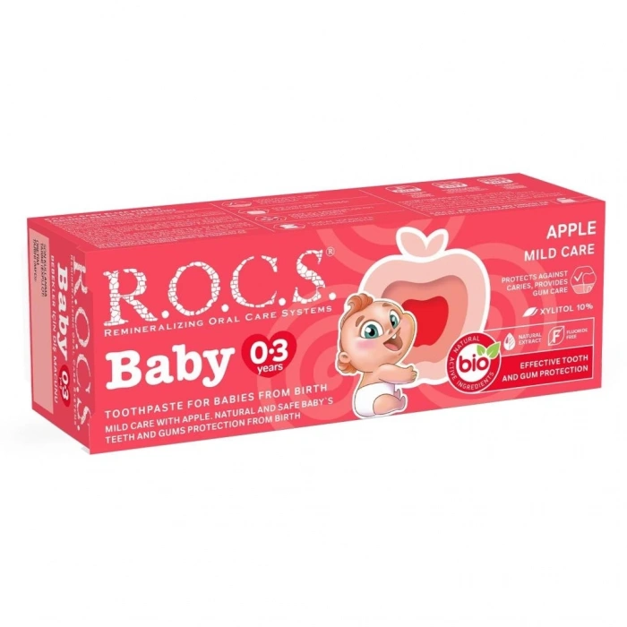 Mey İthalat®  .Baby Diş Macunu 0-3 Yaş 35 ml Elma