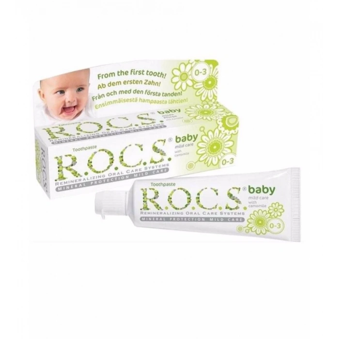 Mey İthalat®  .Baby Diş Macunu 0-3 Yaş 35 ml Papatya