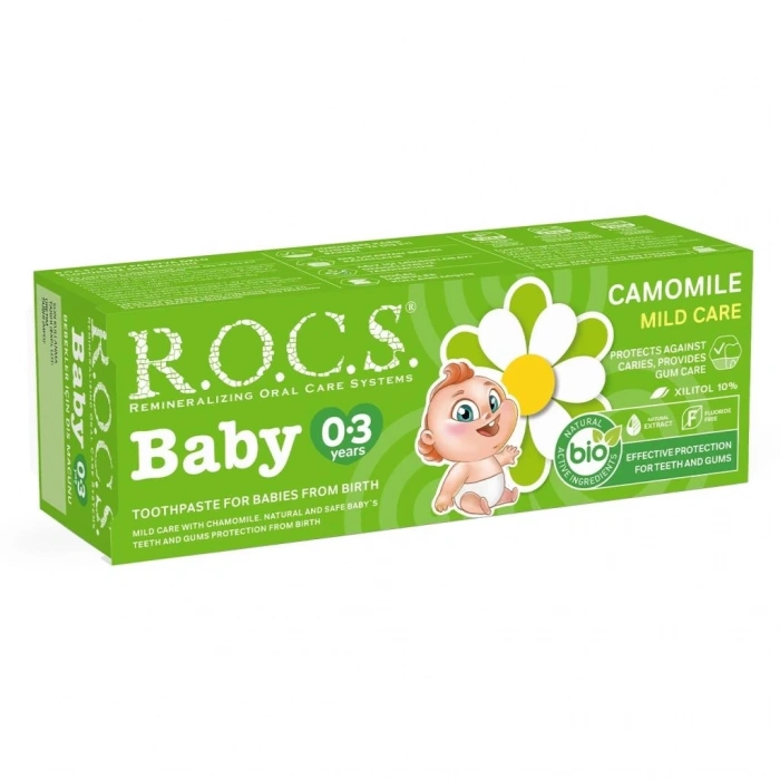 Mey İthalat®  .Baby Diş Macunu 0-3 Yaş 35 ml Papatya