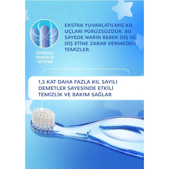 Mey İthalat®  .Baby Ekstra Soft Diş Fırçası 0-3 Yaş