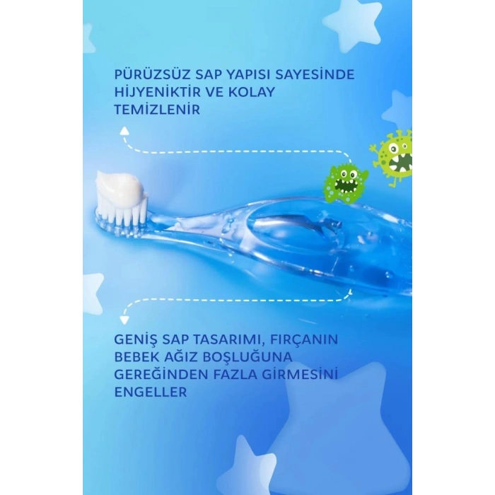 Mey İthalat®  .Baby Ekstra Soft Diş Fırçası 0-3 Yaş