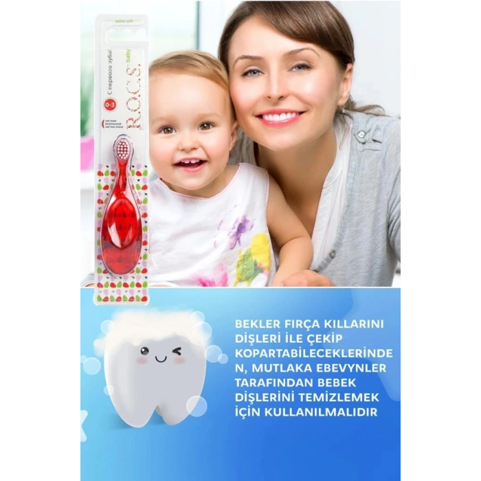 Mey İthalat®  .Baby Ekstra Soft Diş Fırçası 0-3 Yaş