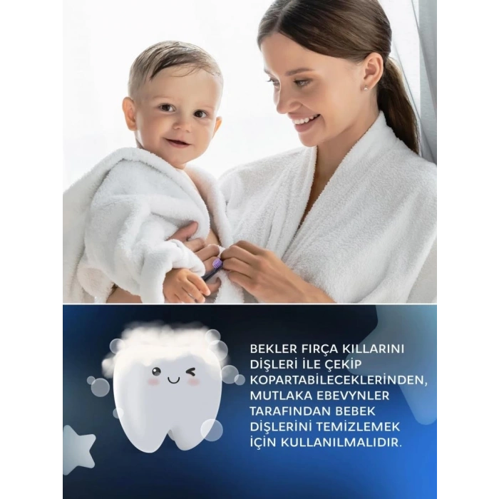 Mey İthalat®  .Baby Neon Ekstra Soft Diş Fırçası 0-3 Yaş