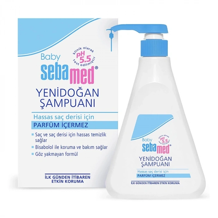Mey İthalat®   Baby Yenidoğan Bebek Şampuanı 500 ml