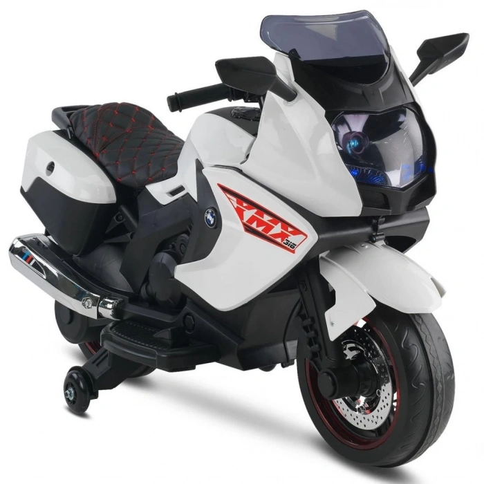 Mey İthalat® Babyhope 438A Akülü Motor 12V Beyaz XMX-316