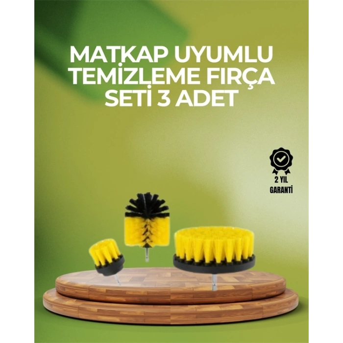 Mey İthalat® Banyo, Mutfak, Jant ve Fayans Temizliği İçin Uygun Matkap Başlığı