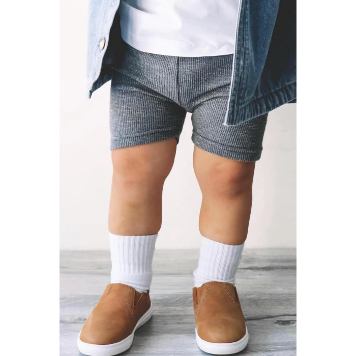 Mey İthalat®   Basic Kaymaz Penye Soket Çorap 3Lü BS10107 Nil Ekru Bej