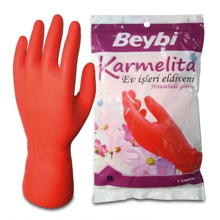 Mey İthalat® Beybi Karmelita Bulaşık Eldiveni No:8,5