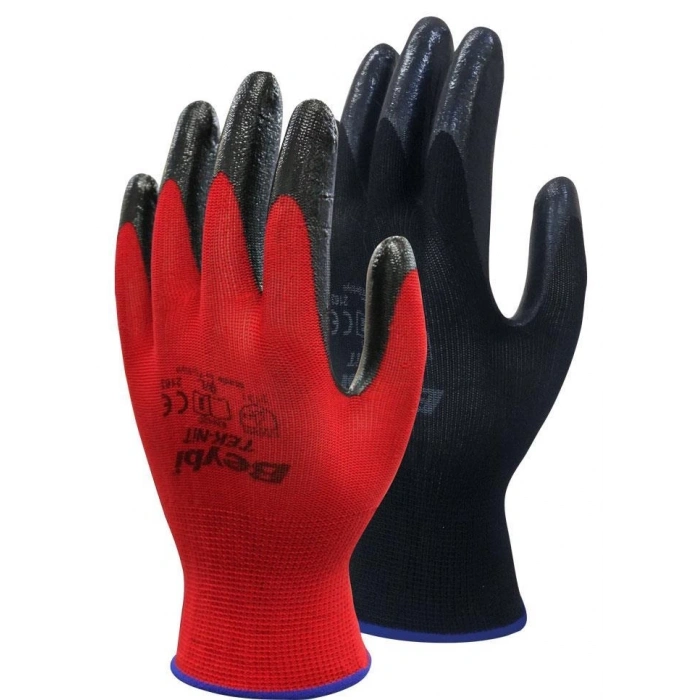 Mey İthalat® Beybi TEK-NİT No:9 Siyah Nitril Eldiven