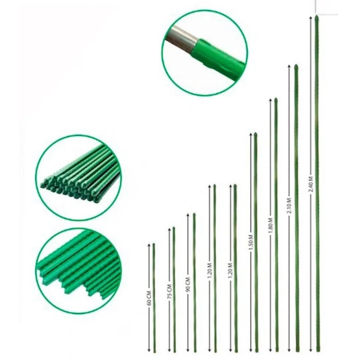 Mey İthalat® Bitki Destek ÇuBuğu 11 mm 150 cm 5 Adet