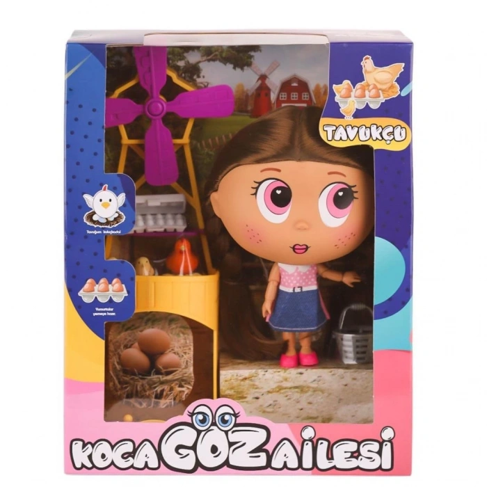 Mey İthalat® BLD295 Koca Göz Ailesi Tavukçu -Birliktoys