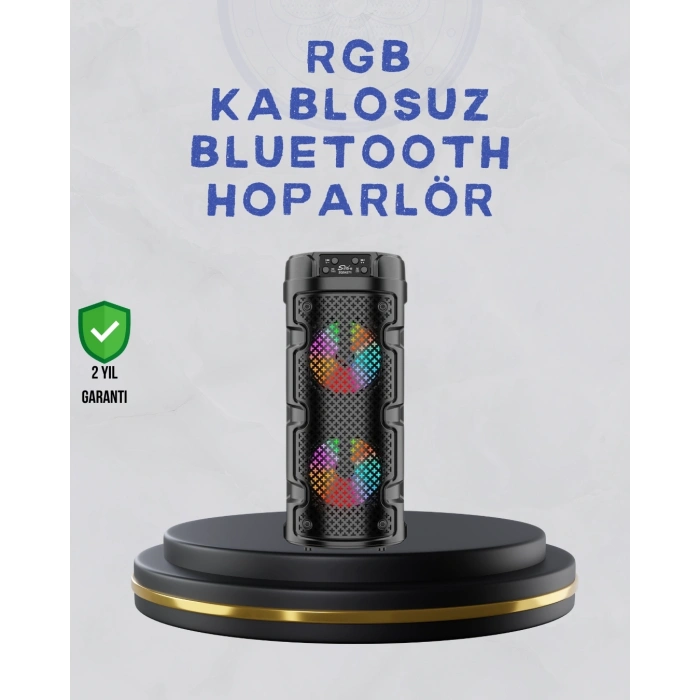 Mey İthalat® Bluetooth 5.0 Destekli Yüksek Ses Kaliteli Hoparlör