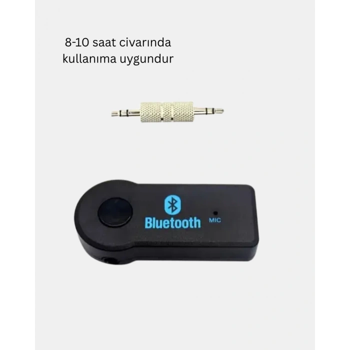 Mey İthalat® Bluetooth Araç Kiti AUX MP3 Çalar Kablosuz Eller Serbest Cihaz