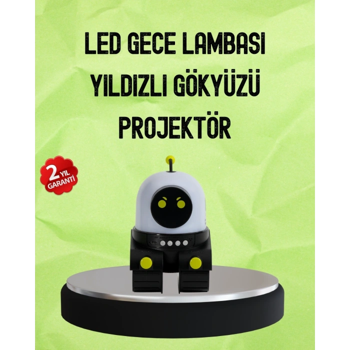 Mey İthalat® Bluetooth Bağlantılı Yüksek Çözünürlüklü Galaksi Projektör