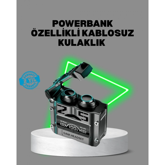 Mey İthalat® Bluetooth Kulaklık Kablosuz ANC Gürültü Önleyici Stereo Ses