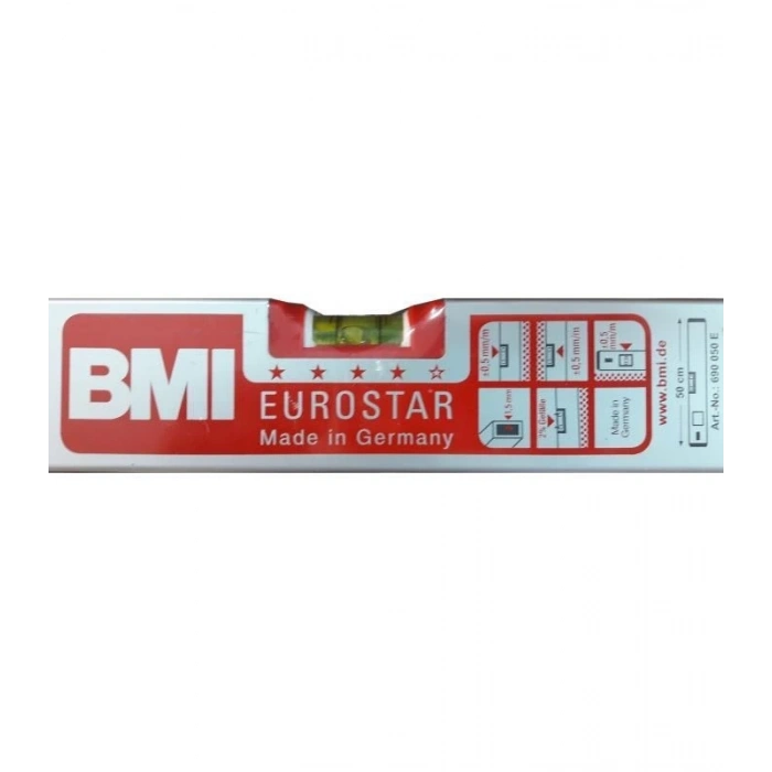 Mey İthalat® BMI Eurostar 690 Alüminyum Su Terazisi 120 Cm