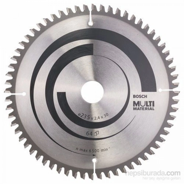 Mey İthalat® Bosch  MultiMaterial 235X2,4X30/25 mm 64 Diş Testere