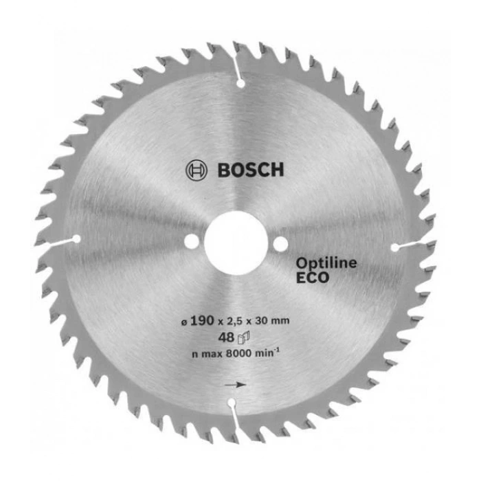 Mey İthalat® Bosch Optine Eco Daire Testere Bıçağı 190x30 mm 48 Diş 2 608 641 790