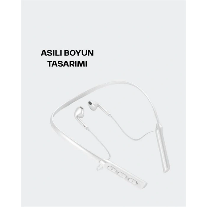 Mey İthalat® Boyun Askılı Kablosuz Kulaklık – Uzun Süreli Batarya Performansı