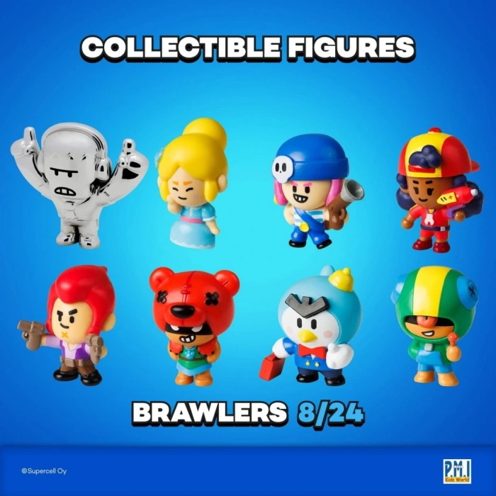 Mey İthalat® Brawl Stars 8li Delüks Figür
