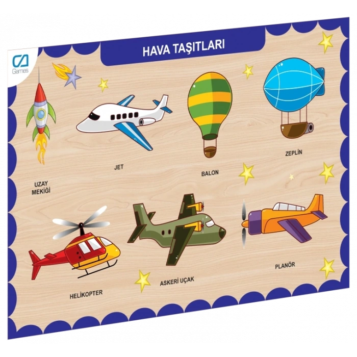 Mey İthalat® CAAHS-3202  AHŞAP HAVA TAŞITLARI BUL-TAK