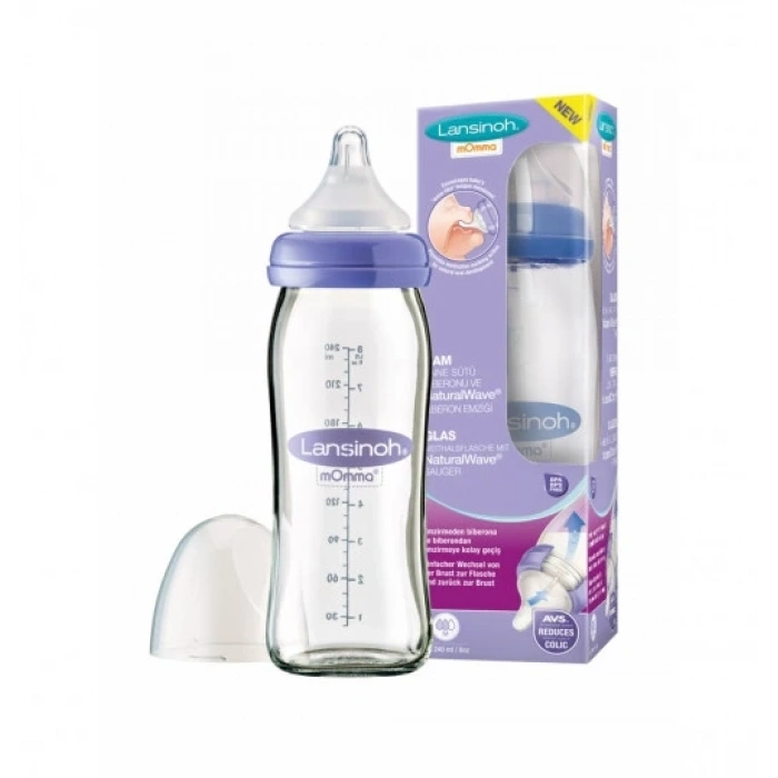 Mey İthalat®   Cam Biberon 240 ml
