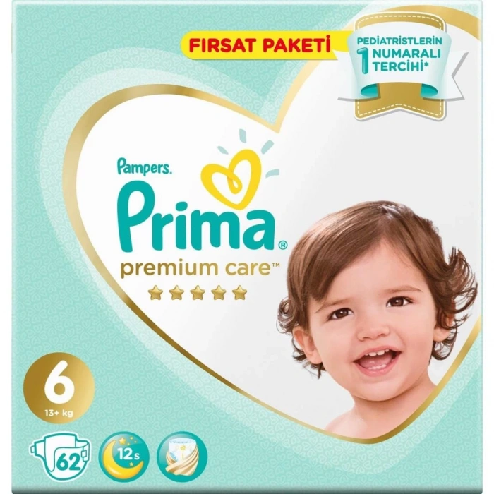 Mey İthalat®   Care Fırsat Paketi 6 Beden 62 Adet