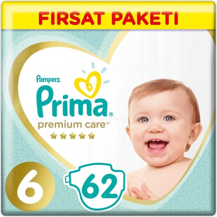 Mey İthalat®   Care Fırsat Paketi 6 Beden 62 Adet