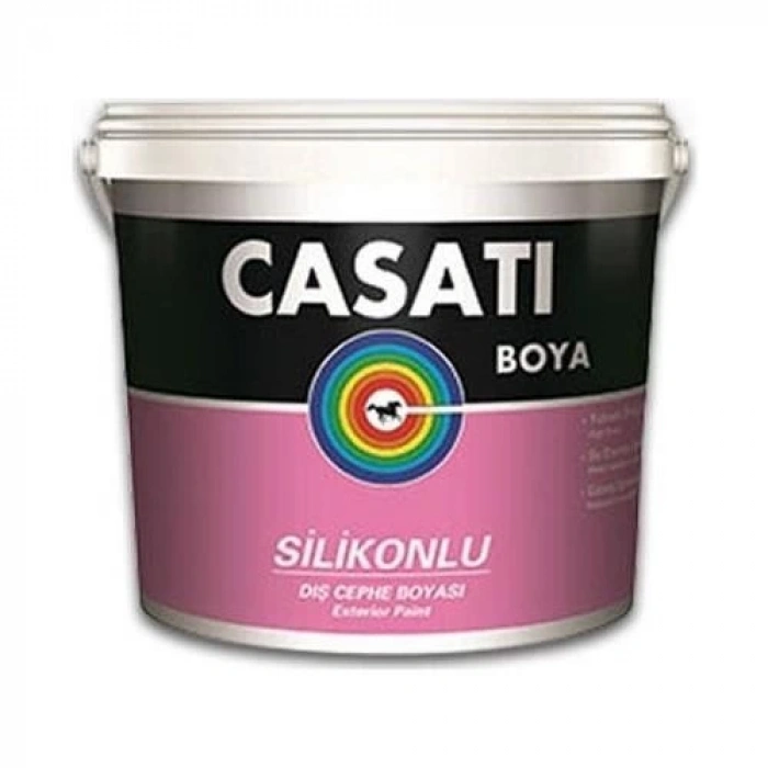 Mey İthalat® Casati Silikonlu Dış Cephe Boyası 15 Litre Beyaz