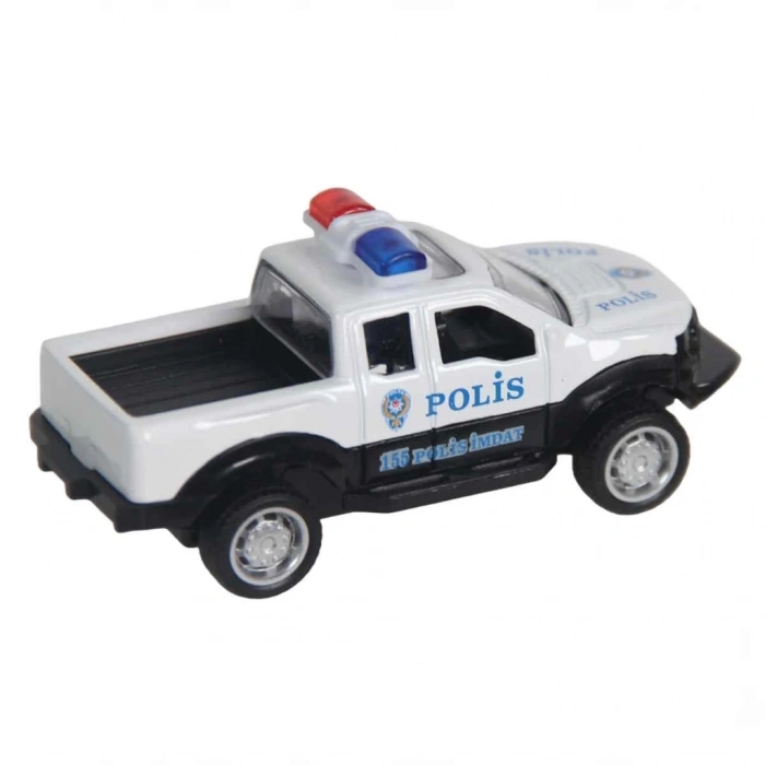 Mey İthalat® Çek Bırak Metal Polis Pickup Aracı