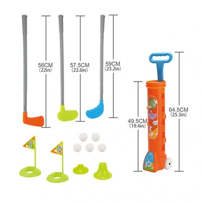 Mey İthalat® Çekçek Arabalı Golf Seti