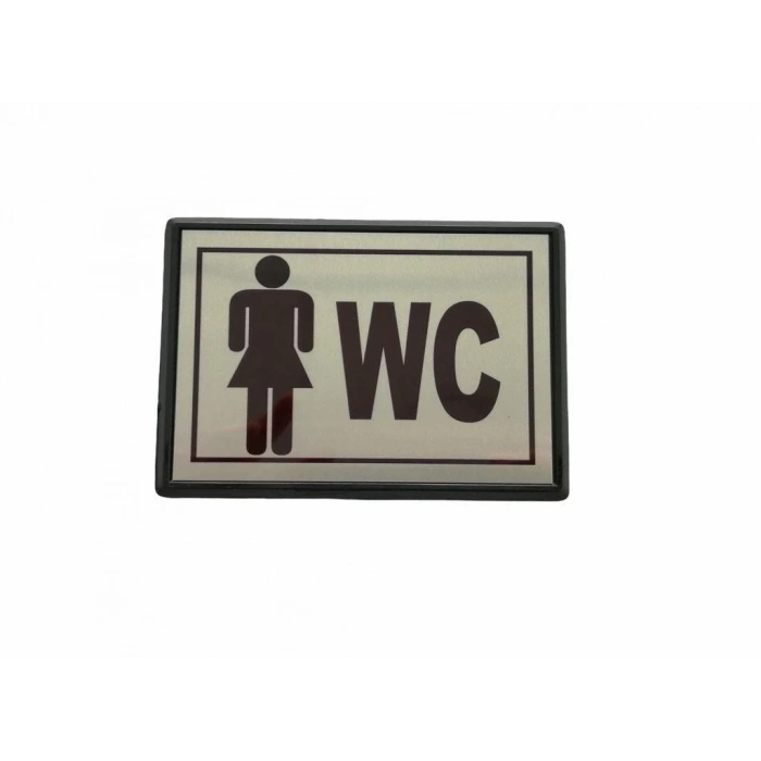 Mey İthalat® Cemax Yönlendirme Büyük WC Bayan 13X8,5 cm