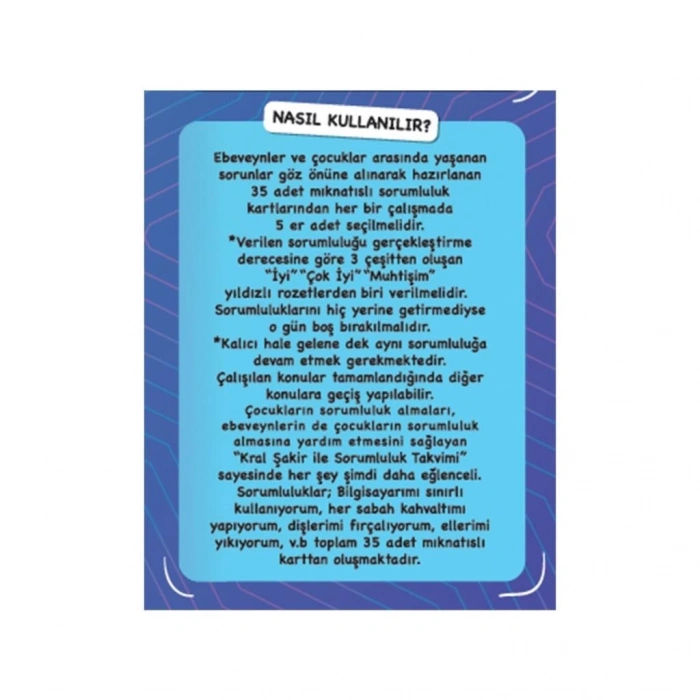 Mey İthalat® CHV-102049 SORUMLULUK TAKVİMİ