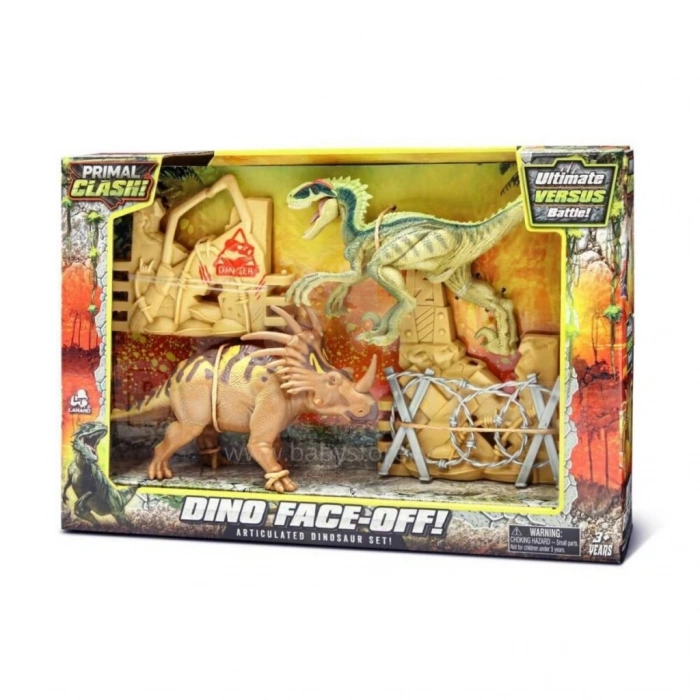 Mey İthalat®  Clash Dino Face-Off Oyun Seti