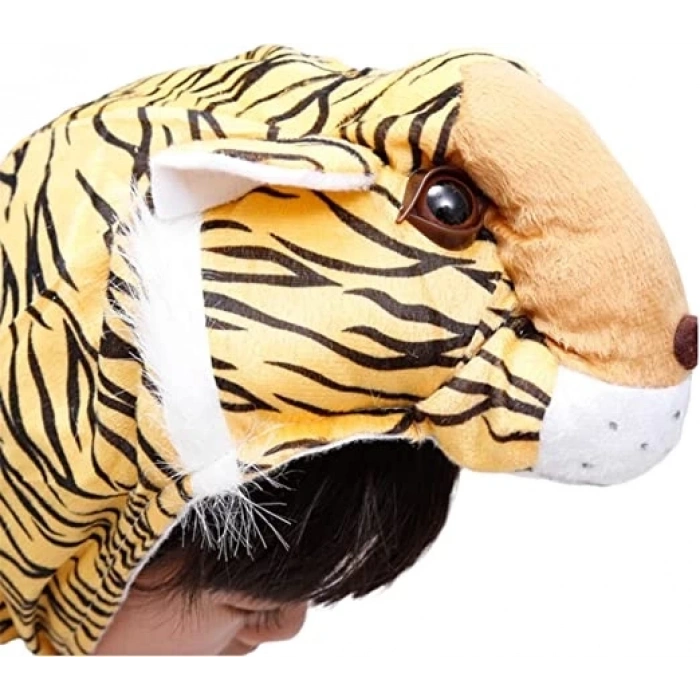 Mey İthalat® Çocuk Kaplan Kostumu - Aslan Kostümü 4-5 Yaş 100 cm