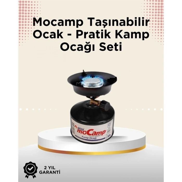 Mey İthalat® Dayanıklı, Paslanmaz ve Yüksek Isı Dayanımlı Kamp Ocağı – Uzun Süreli Kullanım İçin