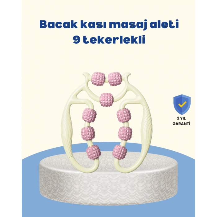 Mey İthalat® Dayanıklı Plastik Kas Masaj Rulosu Selülit Karşıtı