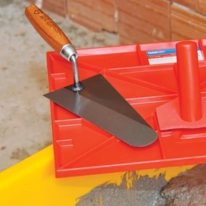 Mey İthalat® Dekor 062 Ahşap Saplı Sıvacı Malası 22 cm