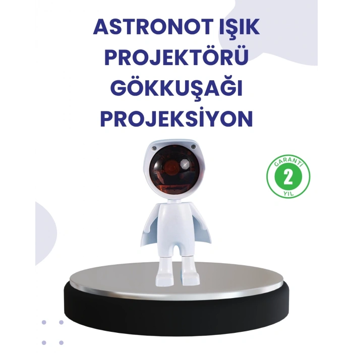 Mey İthalat® Dekoratif Gün Batımı Işığı – Astronot Figürlü