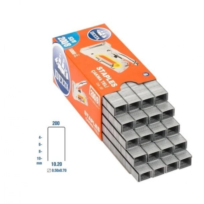Mey İthalat® Delta 200/8 mm Zımba Teli