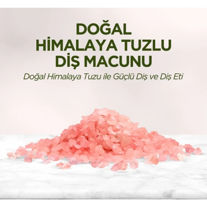 Mey İthalat®   Doğal Diş Macunu 90 Gr Himalaya Tuzlu