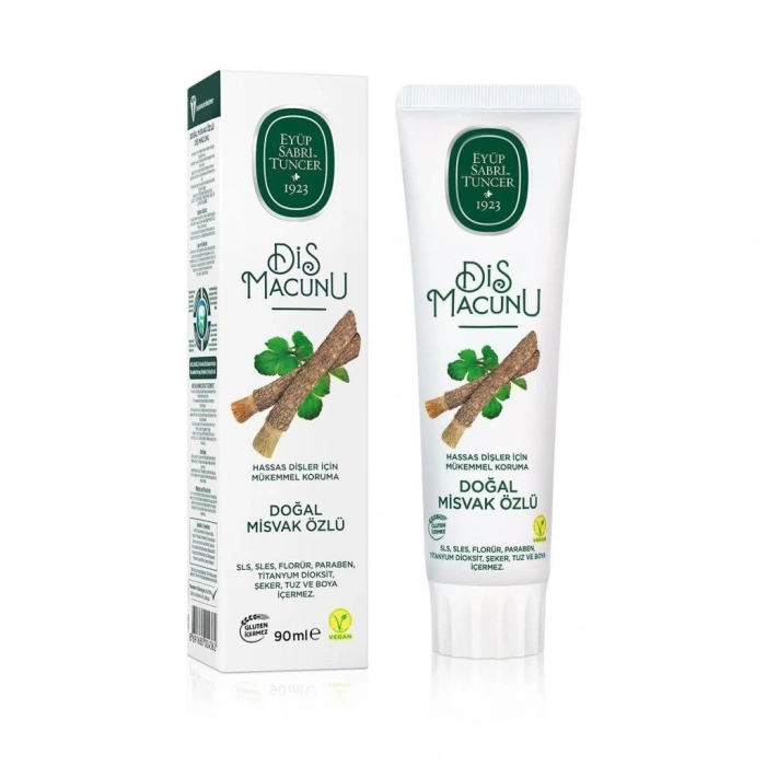 Mey İthalat®   Doğal Diş Macunu 90 Gr Misvak Özlü